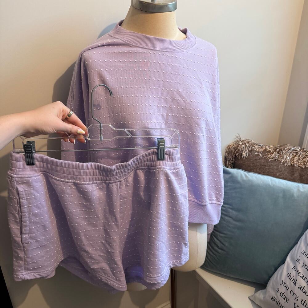 Aerie Crewneck and Shorts